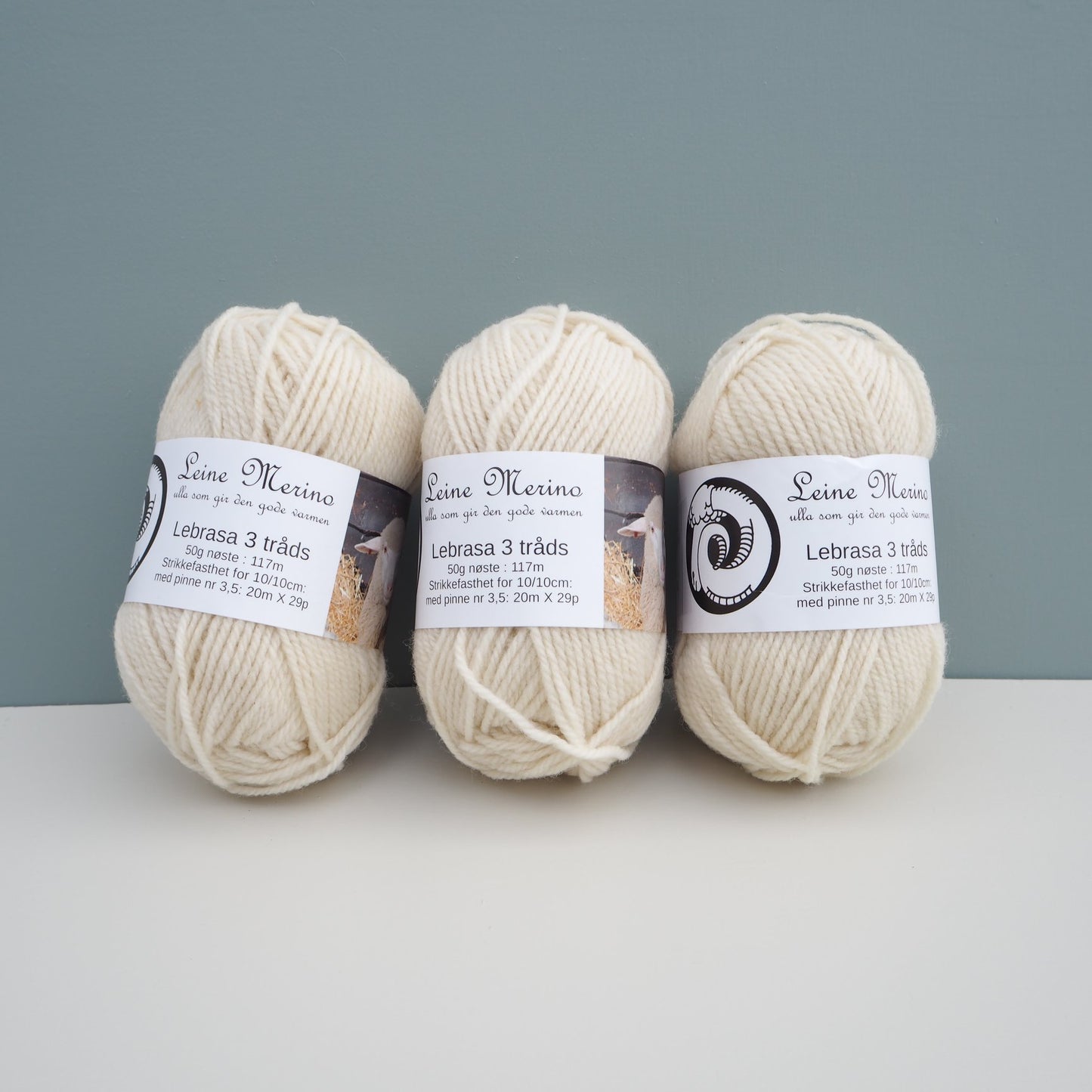 Leine Merino Lebrasa 3 tråds (50g)